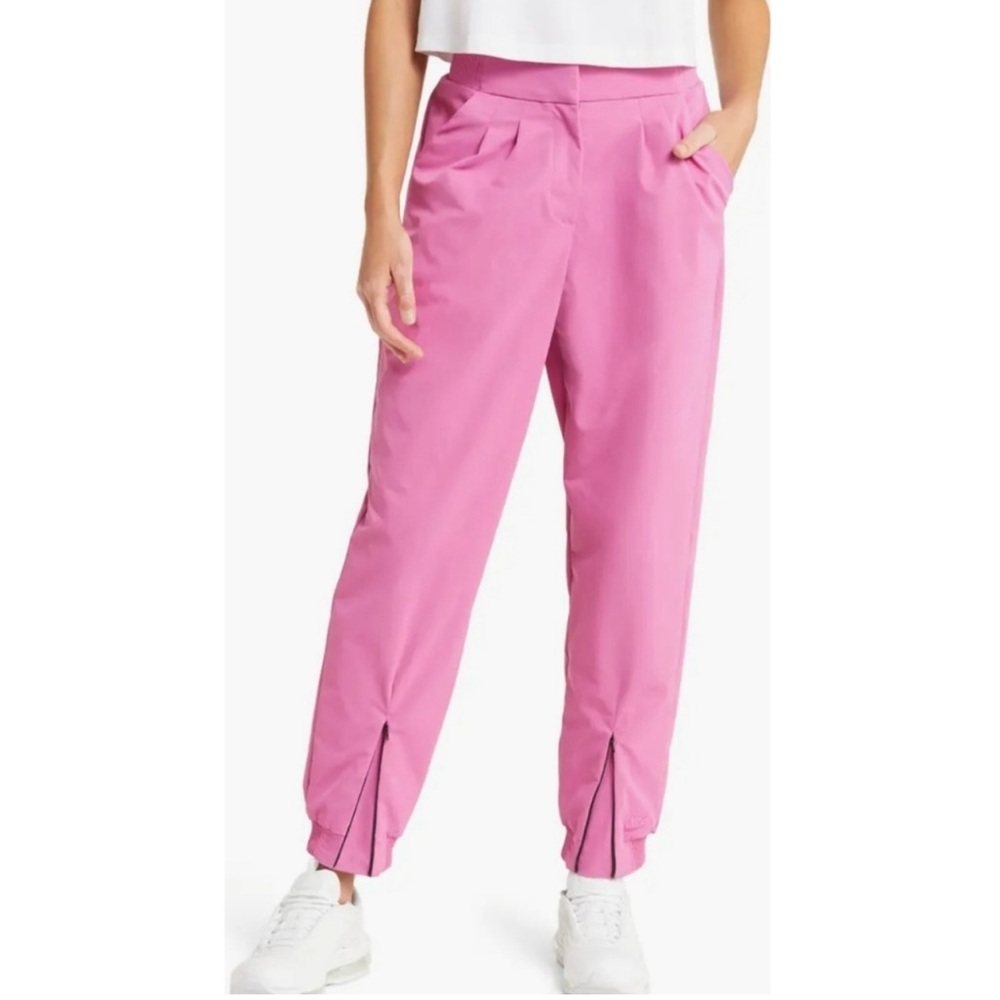 Nike Dri fit Tech pack high waist pink joggers